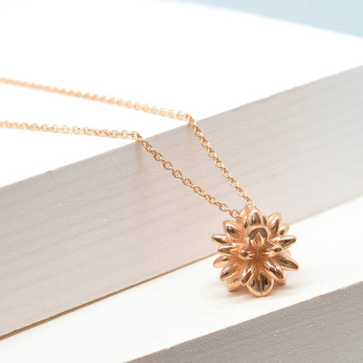 Solid Gold Pollen Pendant