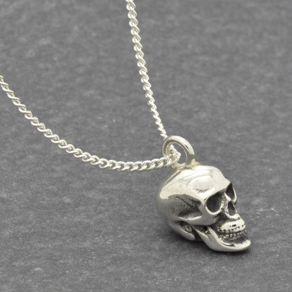 Solid Gold Skull Pendant