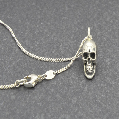 Solid Gold Skull Pendant