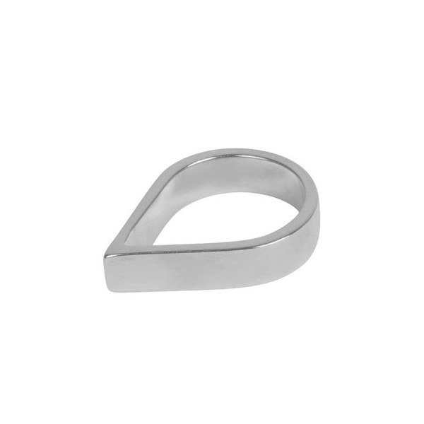 18CT White Gold Wide Point Ring