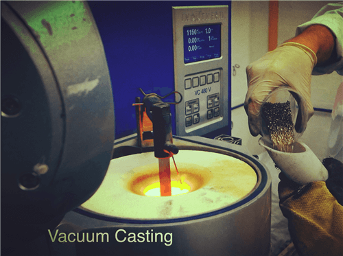 Vacuum casting