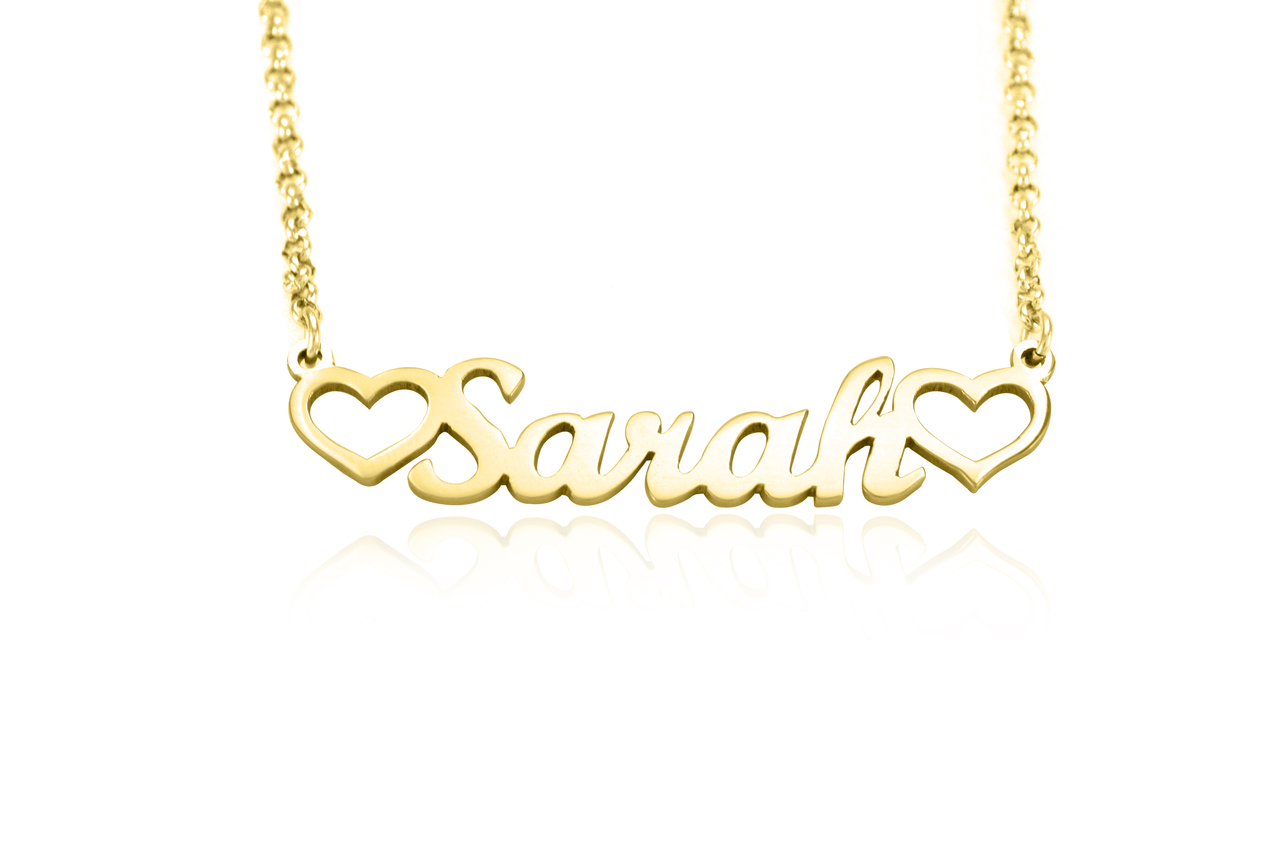 Personalised Name Necklace - 18CT Gold