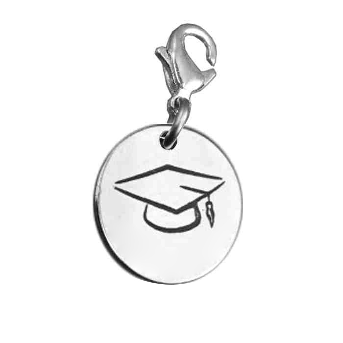 Solid Gold Graduation Charm