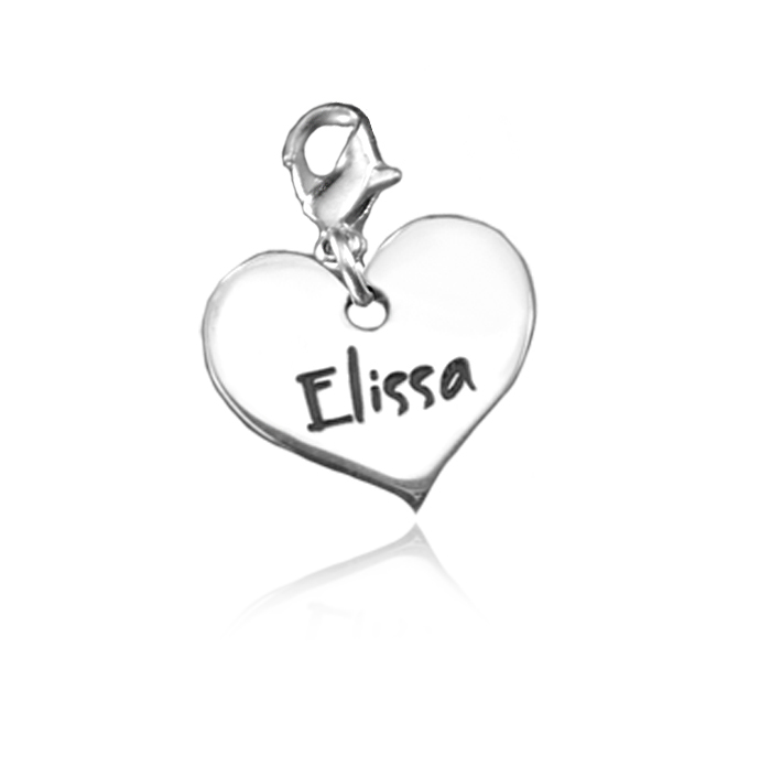 Solid Gold Heart Charm
