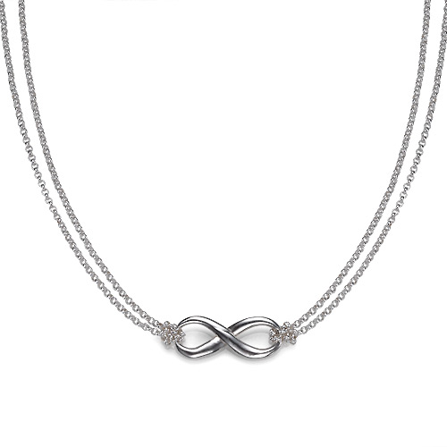 Solid Gold Infinity Name Necklace