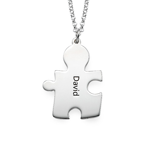 Solid Gold Puzzle Name Necklace