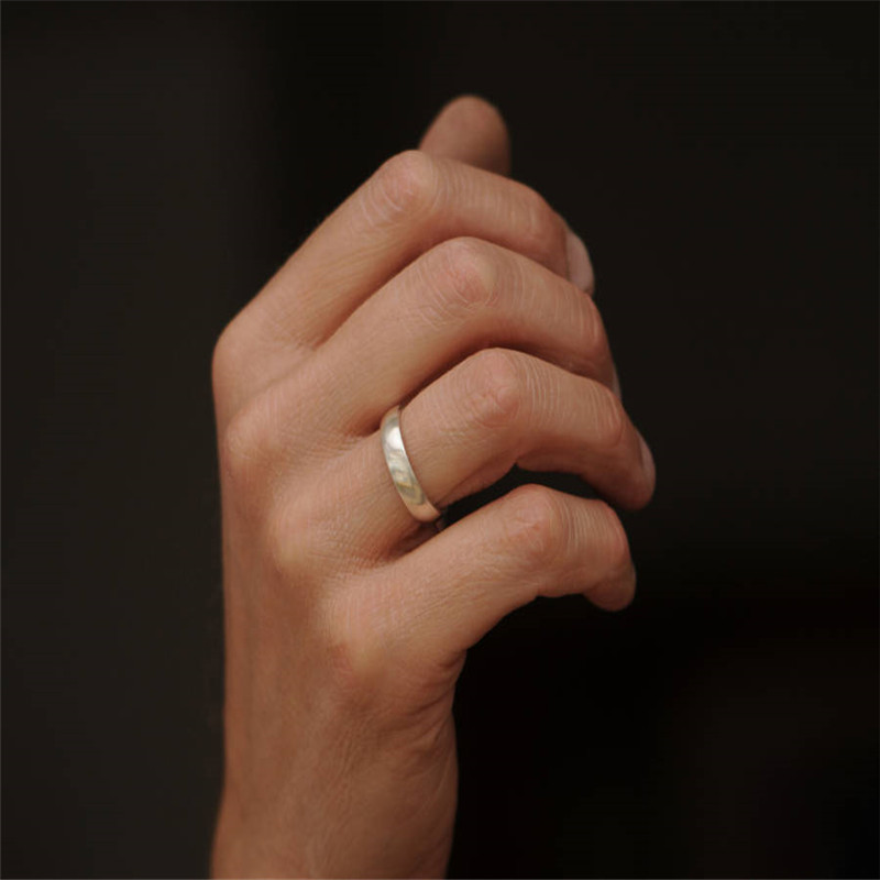 Solid Gold MansWedding Band