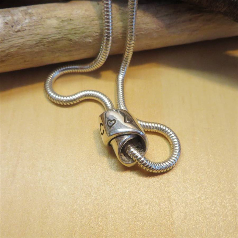 Solid Gold Infinity Knot Name Necklace